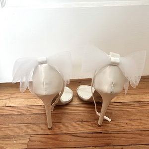 White Billini Bow Heels